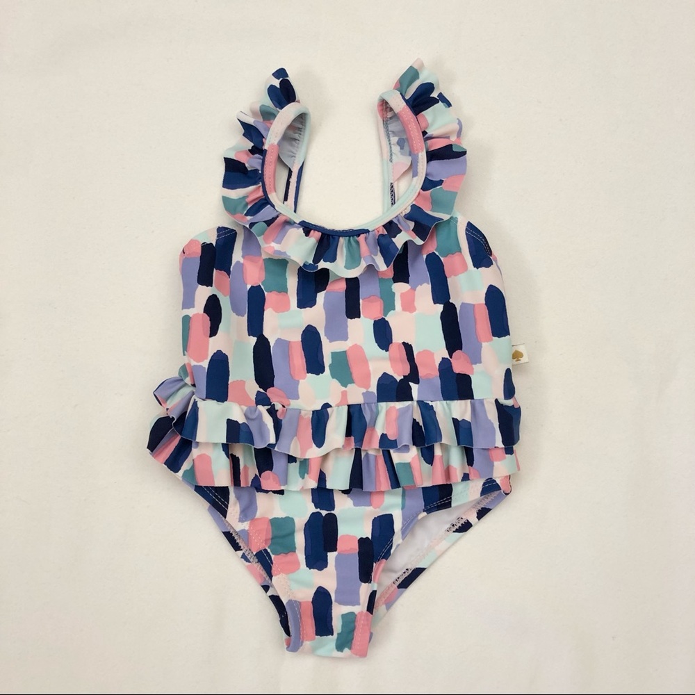Kate Spade Baby Girl 18M One Piece Swim Suit Brush